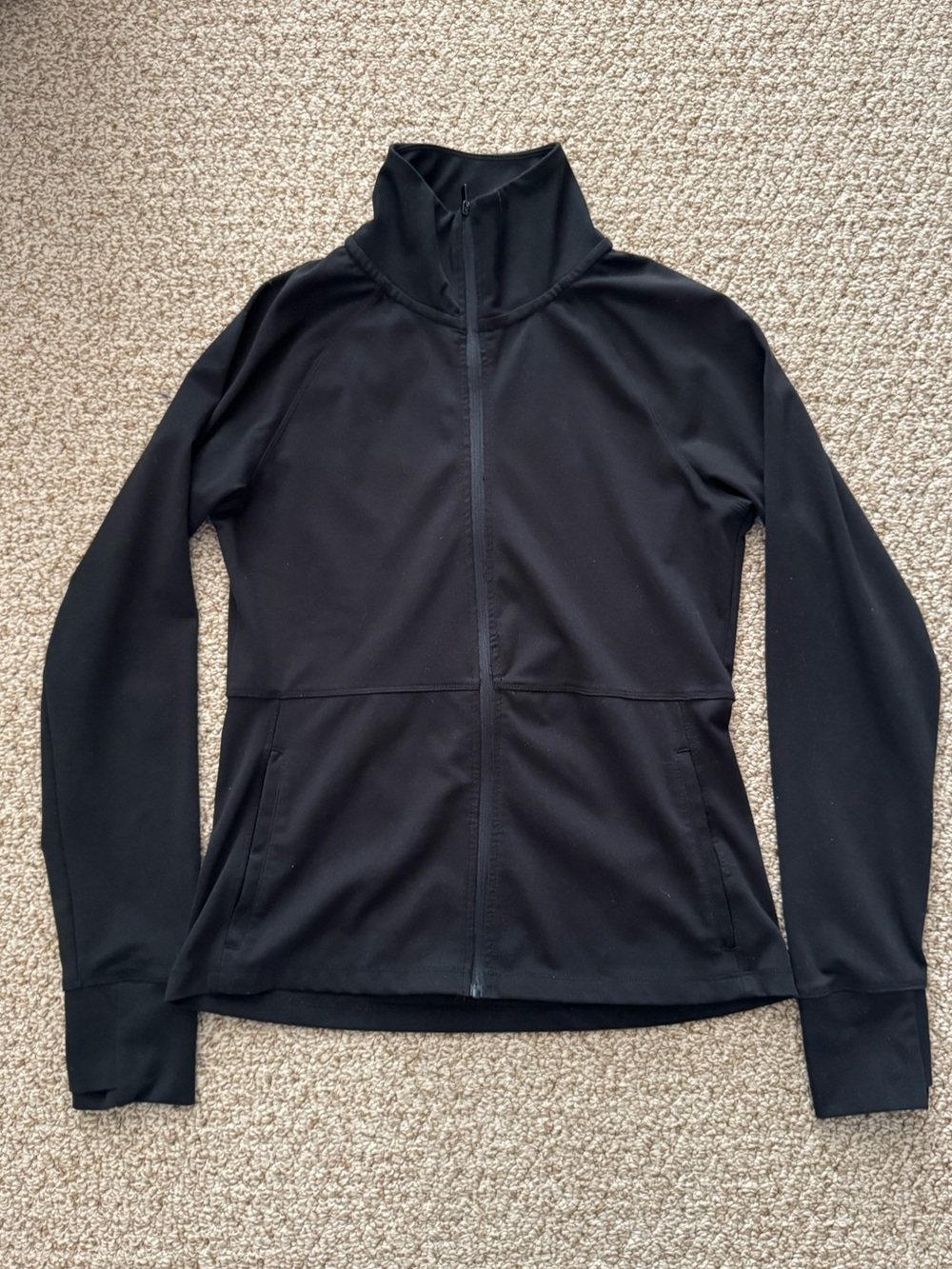 Jockey Black Full-Zip Lightweight Jacket